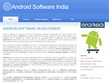 Tablet Screenshot of android-software-india.com